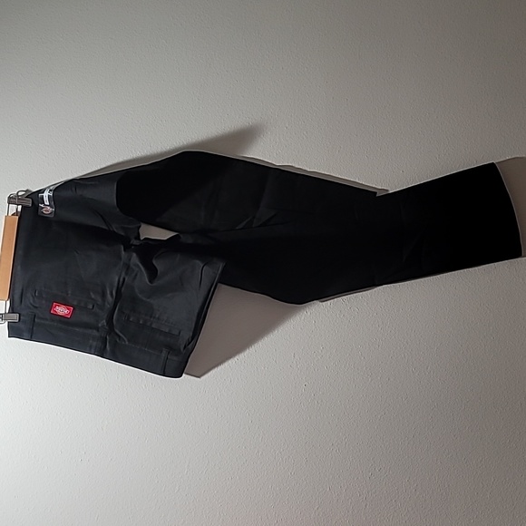 DICKIES FLEX CASUAL ACTIVEWEAR ATHLEISURE BOOTCUT SLIM FIT BLACK PANTS JUNIORS 5 - Picture 12 of 14